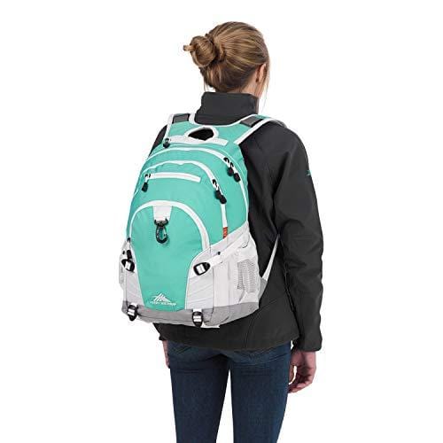 High Sierra Loop Backpack, Aquamarine/White/Ash
