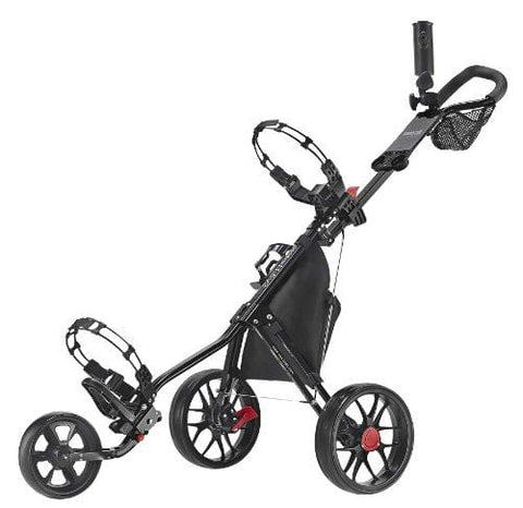 CaddyTek Deluxe 3 Wheel Golf Push Cart Version 3, CaddyLite 11.5 V3-Black [product _type] CaddyTek - Ultra Pickleball - The Pickleball Paddle MegaStore
