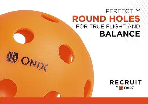 ONIX Recruit Indoor Pickleball Ball, 3