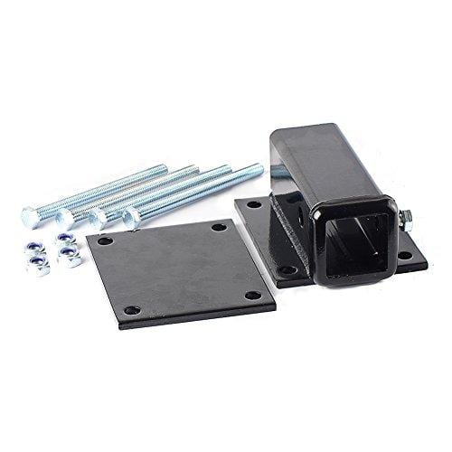 Towever 83801 RV Bumper Hitch Receiver 2" Adapter for 4" - 4.5" Travel Trailer Rear Bumper