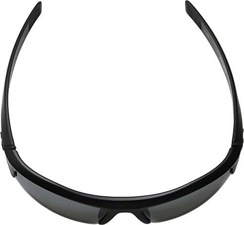 Under Armour Igniter Multiflection Rectangular Sunglasses, Satin Black Frame/Gray Lens, one size