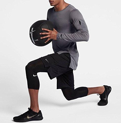 Nike Men's Modern Utility Fitted Long Sleeve Training Shirt (Gunsmoke/Black, XL)