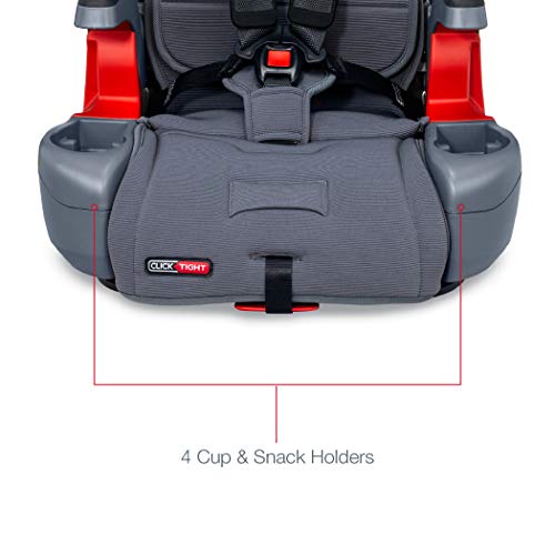 Britax Grow with You ClickTight Plus Harness-2-Booster Car Seat - 3 Layer Impact Protection - 25 to 120 Pounds, Otto Safewash Fabric [Newer Version of Pinnacle]