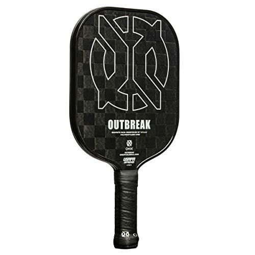 Onix Outbreak Graphite Pickleball Paddle - Pickleball Racket for Beginners and Professionals (Black)