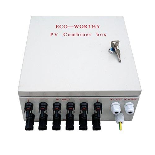 ECO-WORTHY 800 Watts Solar Panel Kit: 8pcs 100W Poly Solar Panel + 1500W 24V-110V Off Grid Inverter + Combiner Box + 15ft Solar Cable + 60A PWM Charge Controller + Z Mounting Brackets