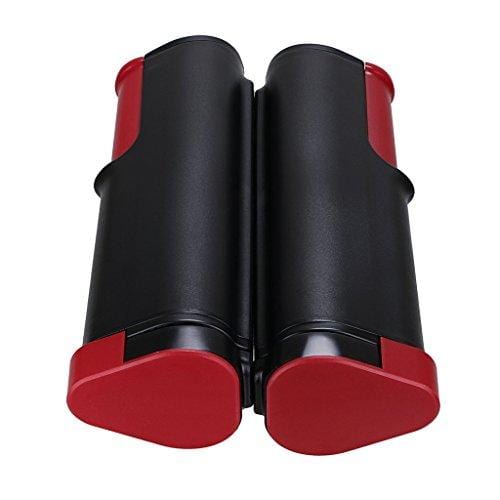 Hipiwe Retractable Table Tennis Net Replacement, Ping Pong Net and Post with PVC Storage Bag, 6 Feet(1.8M, Fits Tables Up to 2.0 inch （5.0 cm） (Black)