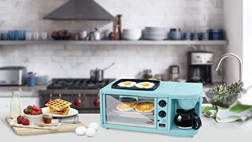 Maxi-Matic EBK-300BL Elite Platinum 5.5 quart Electric Digital Air Fryer Cooker, X-Large, Blue XL