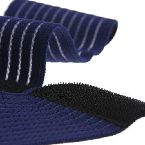 BXT A Pair (2 Pieces) Elastic Breathable Wrap Ankle Support Brace Compression Knee Elbow Wrist Ankle Hand Support Wrap Sports Bandage Strap Hook & Loop Fastener Straps(ONE PIECE)