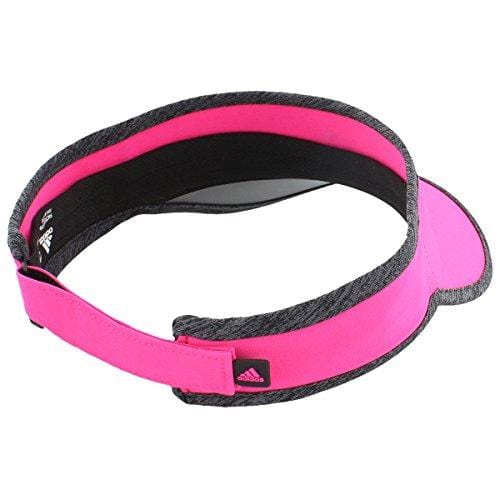 adidas Women's Adizero Ii Visor, Shock Pink/Dark Grey Heather/Black, One Size