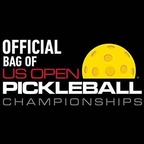 Franklin Sports Pickleball Paddle Bag - Official Bag of The US Open - Black/Optic Yellow