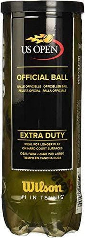Wilson US Open Extra Duty Tennis Ball (4-Pack), Yellow (8 Pack)
