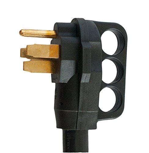 50 Amp Cynder 02016 RV Camper Electrical Extension Cord 50' ft with Handle (50 Feet, Black)