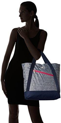 adidas Squad Tote Bag, Onix Jersey/Collegiate Blue/Bahia Magenta/Frozen Yellow, One Size
