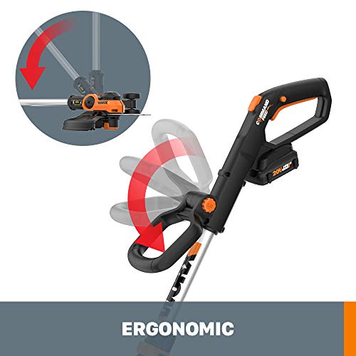 WORX WG163 GT 3.0 20V PowerShare 12" Cordless String Trimmer & Edger, 12in