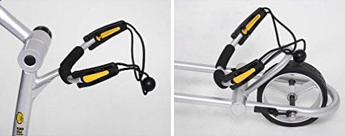 Bat-Caddy X4 Sport Electric Push Cart w/ Free Accessory Kit, 35Ah, Black