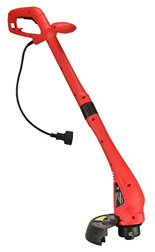 PowerSmart PS8208 9-inch Corded String Trimmer, red, Black
