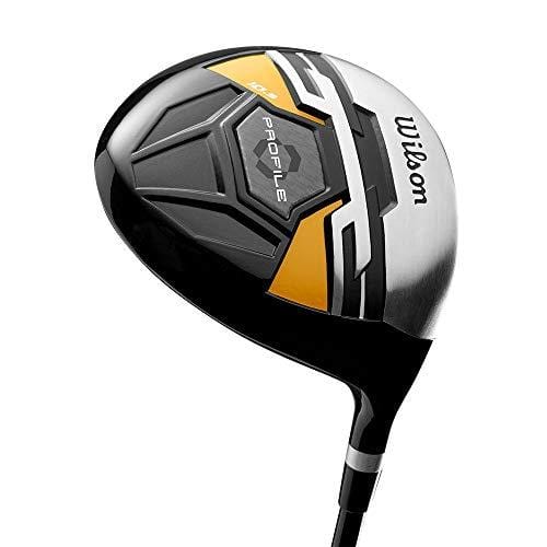 Wilson Profile XD Men's RH Flex Graphite Steel Golf Club Stand Bag Set, Gold
