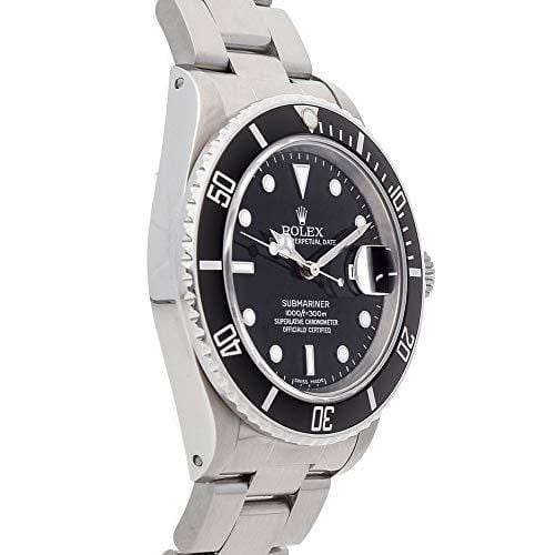 Rolex Submariner Mechanical (Automatic) Black Dial Mens Watch 16800 (Certified Pre-Owned)