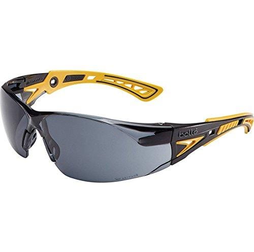 Pickleball Protective Eyewear - Bolle - "Rush" Blk & Yellow Frame & Smoke Lenses [product _type] Pickleball Marketplace - Ultra Pickleball - The Pickleball Paddle MegaStore
