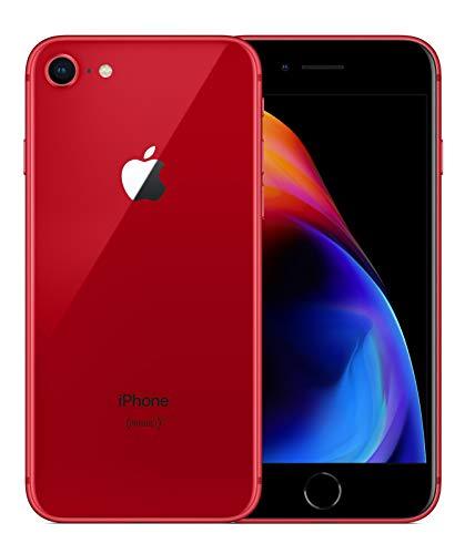 Apple iPhone 8, GSM Unlocked, 64GB - Red (Renewed)