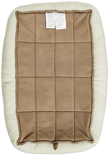 AmazonBasics Padded Pet Bolster Bed - 35 x 22 inches