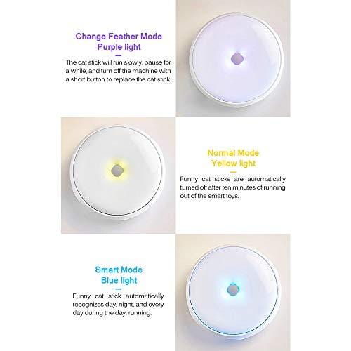 Interactive Cat Feather Toys, Automatic Electric Catching Mouse Toy Adjustable Toy Interactive Toy for Cat or Kitten (Toy 1) - Ultra Pickleball