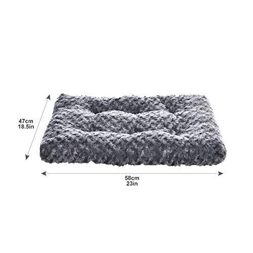 AmazonBasics Pet Bed 23Inch, Grey Swirl Ultra Pickleball