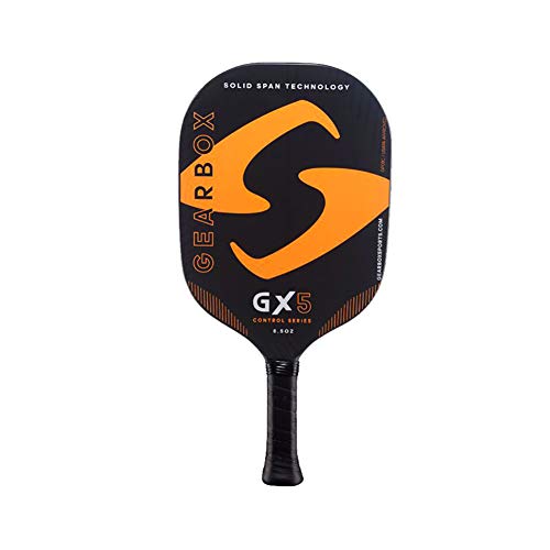 Gearbox GX5 Control 8.5oz 3-5/8in Carbon Fiber Orange Pickleball Paddle