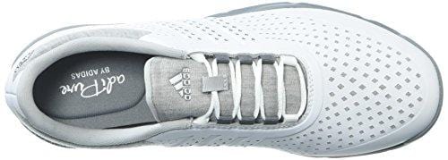adidas Women's Adipure Sport Golf Shoe, White/Grey, 7.5 Medium US [product _type] adidas - Ultra Pickleball - The Pickleball Paddle MegaStore