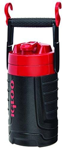 Igloo 1/2 Gallon Insulated Hydration Jug, Black/Red Heat, 64 oz [product _type] Igloo - Ultra Pickleball - The Pickleball Paddle MegaStore