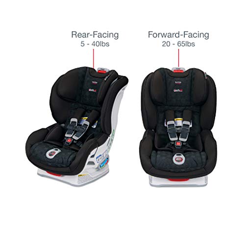 Britax Boulevard ClickTight Convertible Car Seat - 2 Layer Impact Protection - Rear and Forward Facing - 5 to 65 Pounds, Circa