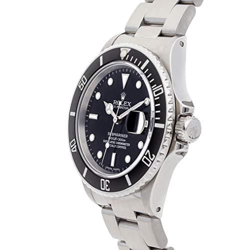 Rolex Submariner Mechanical (Automatic) Black Dial Mens Watch 16800 (Certified Pre-Owned)
