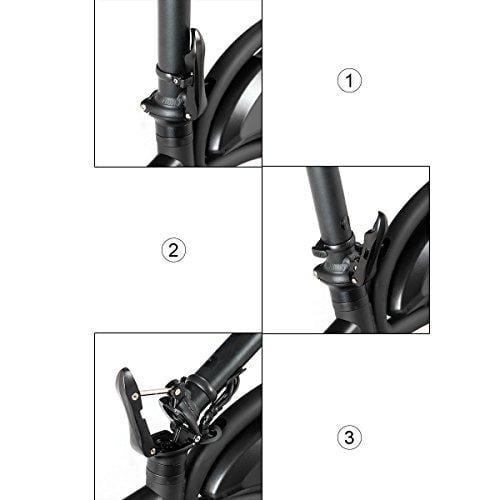 Goplus Folding Electric Bike 350W Lightweight E-Bike Mini Electric Bicycle Scooter Max Speed Up to 19 MPH with 12.5 Mile Range, Cruise Control System, APP Speed Setting and Headlight (Black)