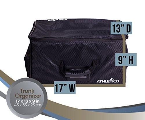 Athletico Golf Trunk Organizer Storage - Car Golf Locker to Store Golf Accessories | Collapsible When Not in Use [product _type] Athletico - Ultra Pickleball - The Pickleball Paddle MegaStore