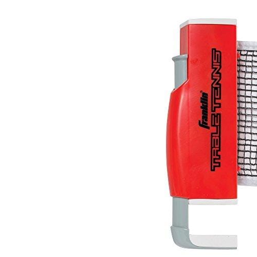 Franklin Sports Table Tennis To-Go – Complete Portable Ping-Pong Set – Includes Ping-Pong Paddles, Balls, and Net, Plus Easy-Carry Bag – Easy Set-Up – Expands to 6’ – Easily Attaches to Table Surfaces