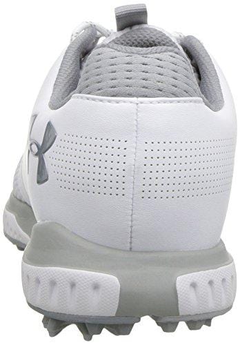 Under Armour Women's Fade RST Golf Shoe, White (102)/Overcast Gray, 7.5