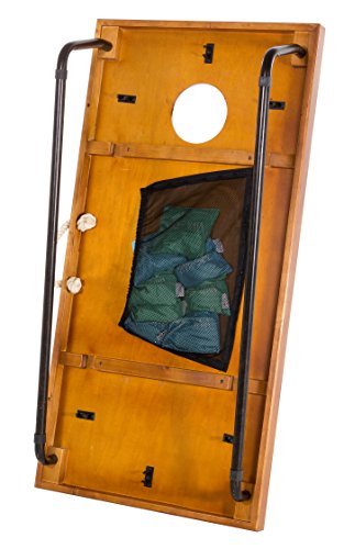 Viva Sol 2'x4' Cornhole Set - Includes 2 Premium All-Wood Cornhole Boards and 8 All-Weather Canvas Cornhole Bags