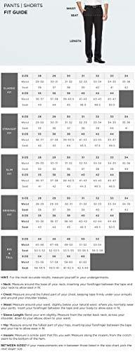 Haggar Men's Cool 18 Pro Classic Fit Pleat Front Expandable Waist Pant, Heather Navy, 40Wx32L