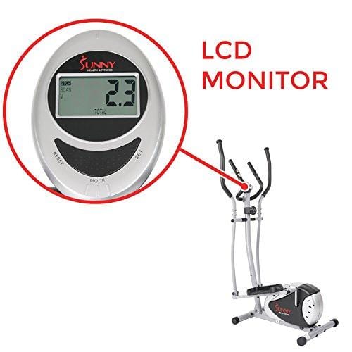 Magnetic Elliptical Machine Trainer by Sunny Health & Fitness - SF-E905