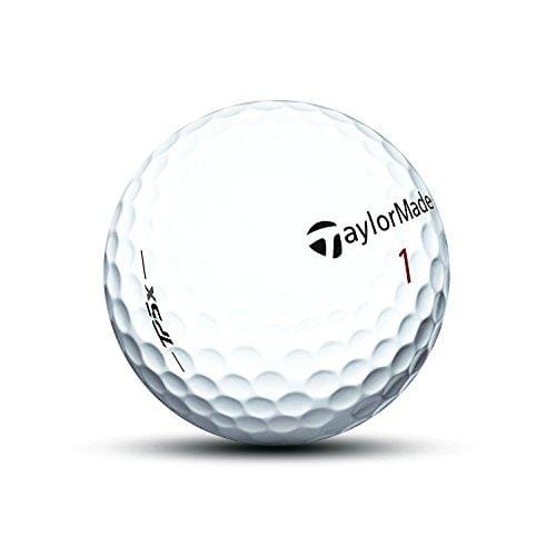 TaylorMade TP5X Golf Balls, White (One Dozen)