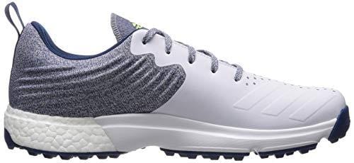adidas Men's Adipower 4ORGED S Golf Shoe, Legend Marine/FTWR White/hi-res Yellow, 10.5 M US [product _type] adidas - Ultra Pickleball - The Pickleball Paddle MegaStore