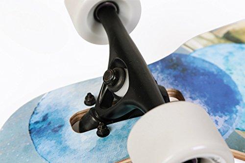 VOLADOR 42inch Freeride Longboard Complete Cruiser (Drop Through Deck - Camber concave)(Solar)