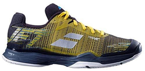 Babolat Men's Jet Mach II Clay Court Tennis Shoes, Dark Yellow/Black (Size 9.5 US)