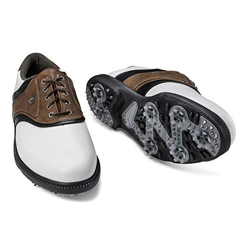 FootJoy Men's Originals Golf Shoes White 10 M Brown, US [product _type] FootJoy - Ultra Pickleball - The Pickleball Paddle MegaStore