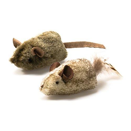 OurPets Play-N-Squeak Twice the Mice Cat Toy, 2pc
