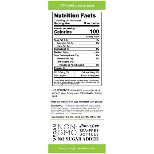 5-Day Skinny Cleanse by Raw Generation® - Best Juice Cleanse to Lose Weight Quickly/Healthiest Way to Cleanse & Detoxify Your Body/Jumpstart a Healthier Diet