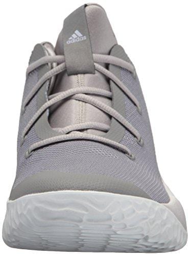 adidas Performance Men's Rise up 2 Basketball Shoe, Grey Three/White/Medium Grey Heather, 8.5 M US