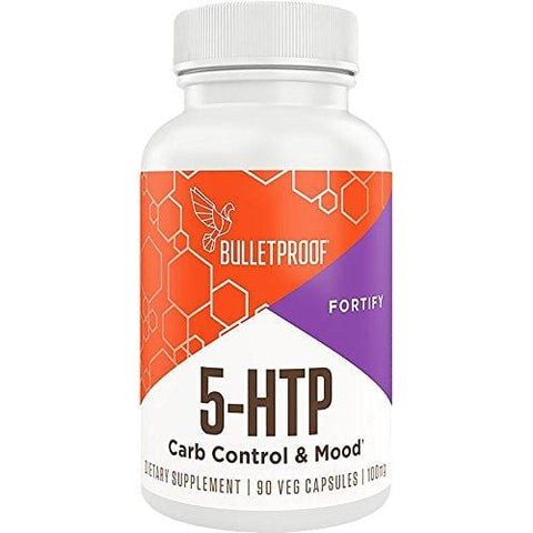 Bulletproof 5-HTP for Mood Support and Carb Control. Flex Your Brain's Confidence Molecule (90 Capsules)