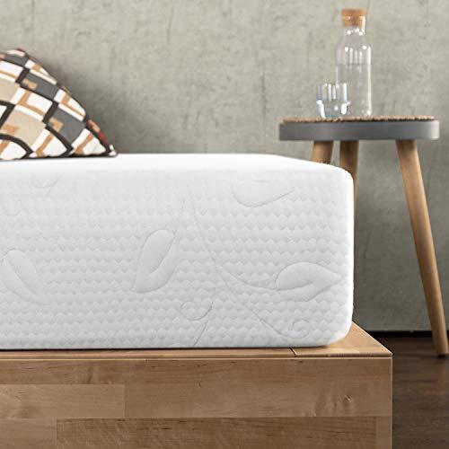Best Price Mattress BPP-AFM-8SQ 8" Air Flow Memory Foam, Short Queen, White Mattress