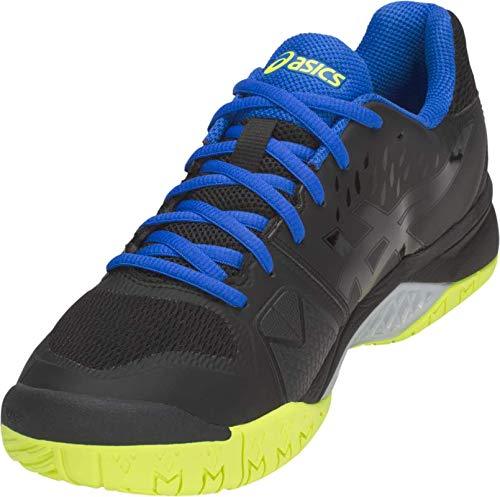 ASICS Gel-Challenger 12 Men's Tennis Shoe, Black/Silver, 11 D US